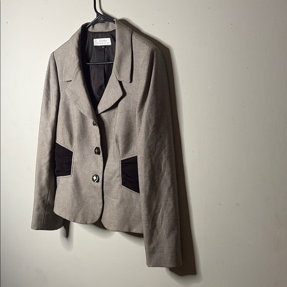 Tahari ASL Women's Blazer - Black and Cream - Picture 6 of 8